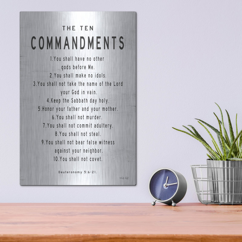 «The Ten Commandments» par Cindy Jac