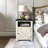 Modern Farmhouse Nightstand with Charging Station-782277555