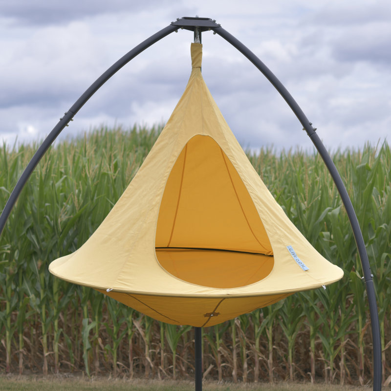 Cacoon - Island Vibe Hanging Chair, 183cm H x 183cm W x 183cm D, Yellow