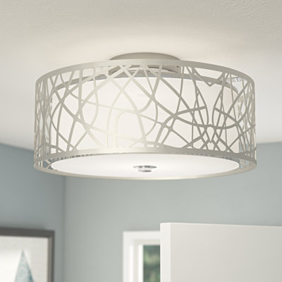 Catoosa Fabric Semi Flush Mount