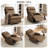 31.9“ Modern and Soft Manual Upholstered Swivel and Rocking Manual Recliner-1044864559