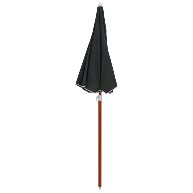 Emmalynn 155cm Market Parasol, Anthracite