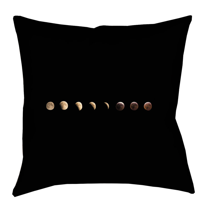 Linda Faux Leather Reversible Throw Pillow, 16" x 16"