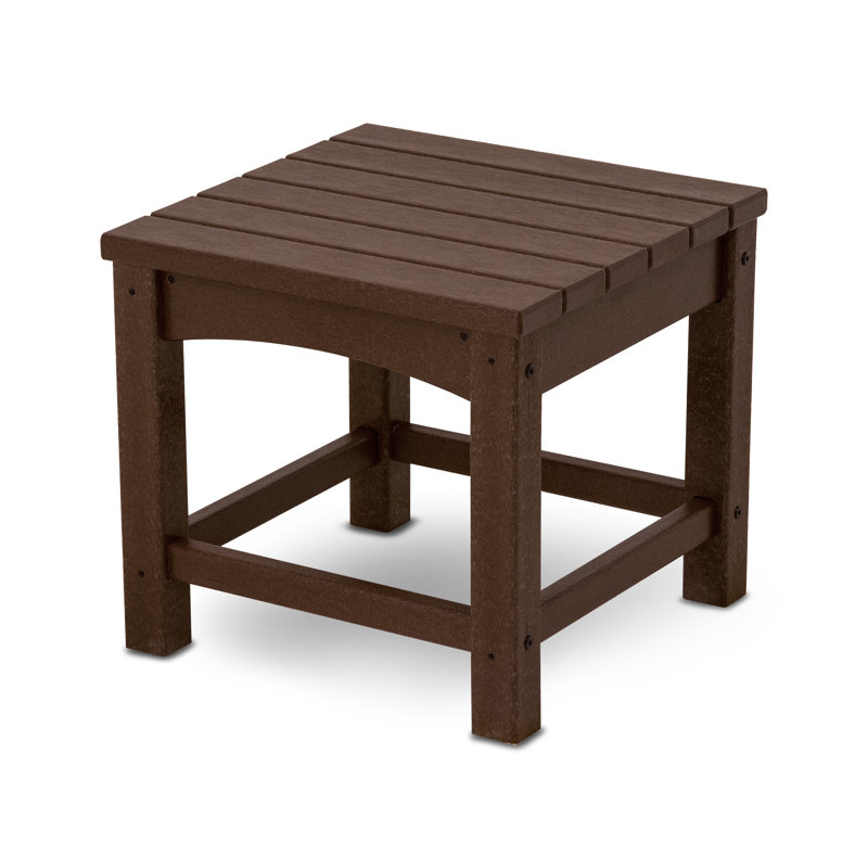 POLYWOOD Club 18" End Table, Mahogany