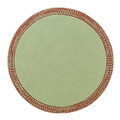 Tapis rond réversible de Noël Gruentker