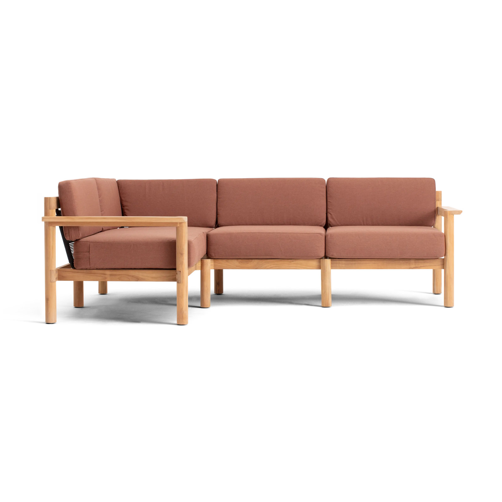 Haven 89" Sunbrella® Patio Sectional, Sunbrella Rust