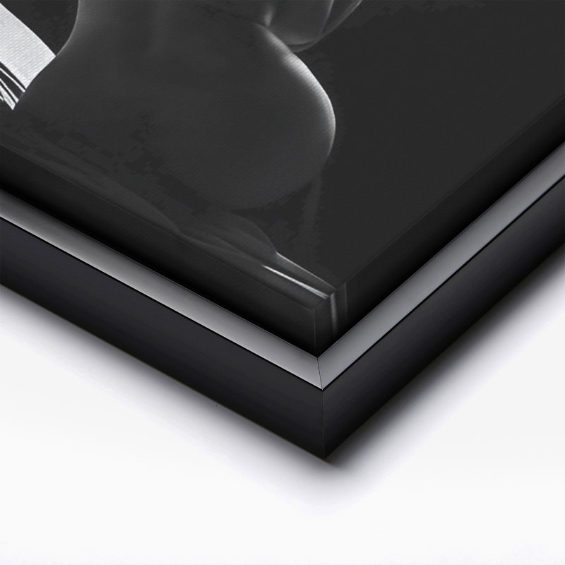 Boudoir, 12"H x 16"W, Canvas, Black Framed