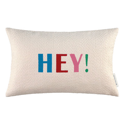 White Rectangular Throw Cushion Cover