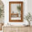 Rattan Rectangle Solid Wood Frame Mirror-1132269200-1132269201