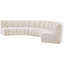 Canapé modulaire de coin symétrique Infinity de 167 po de largeur-86865368