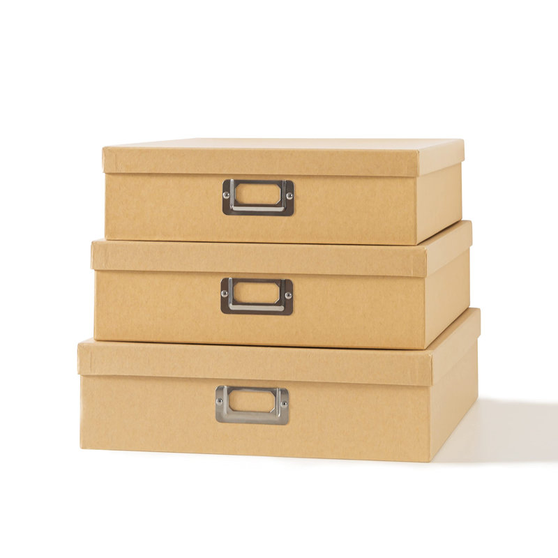 Decorative Storage Boxes With Lids, Paper Storage Box Set For Keepsakes And Photos, Decorative Boxes For Home Decor, Stationery, Office Organizers