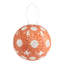 Stella Sunflower Print 12" Globe Solar Lantern - Persimmon-108587241