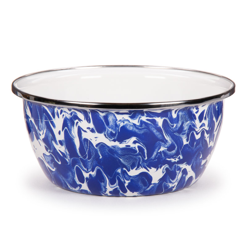 24 Oz. Salad Bowl, Cobalt Swirl