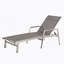 Ensemble de chaises longues en aluminium Oxton