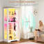 180 cm 71" Glass Display Cabinet with RGB LED Lighting-2143694665