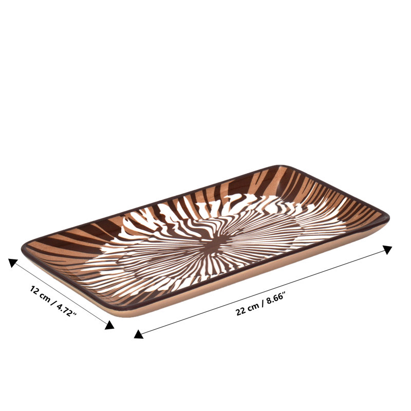 Mocha Decorative Pate & Bowl Set
