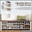 Farmhouse 4-in-1 Hall Tree with 6 Hooks, Adjustable Shelves, and 16 Compartments, Ideal for Entryway and Mudroom Organization-158606210