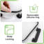  Contenant alimentaire en verre 24 pièces avec couvercles Snap Lock - Boîtes à bento hermétiques, coffre-fort pour micro-ondes, four et congélateur, rangement pour cuisine, 12 contenants et 12 couvercles - noir