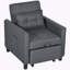Fauteuil-lit convertible avec dossier réglable