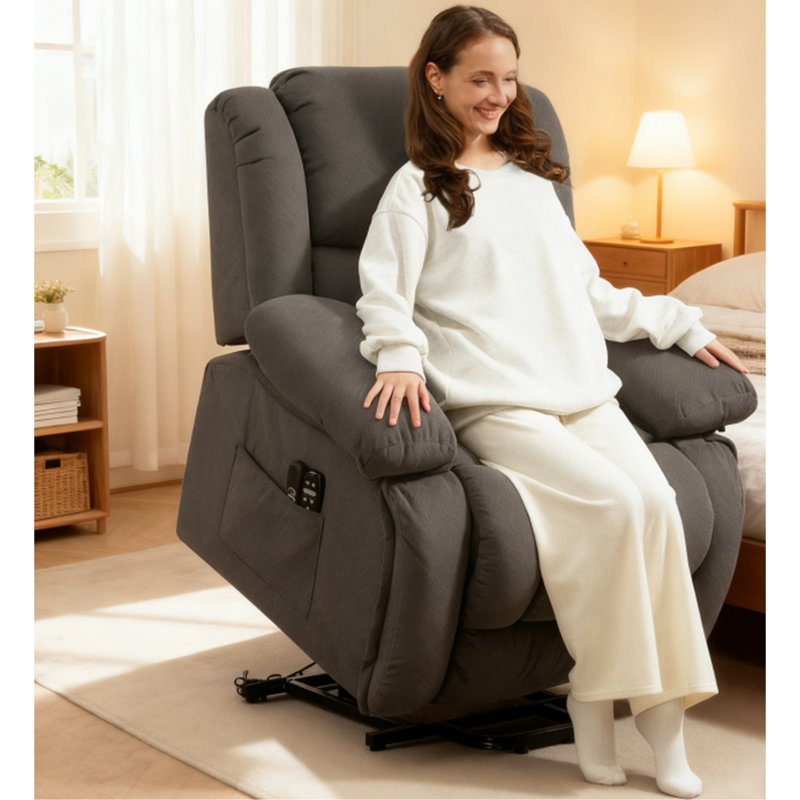 Fauteuil de massage pour adultes, gris, Gris antique