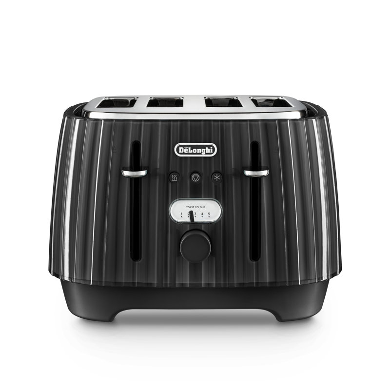  4 Slice Ballerina Toaster Laguna, Black