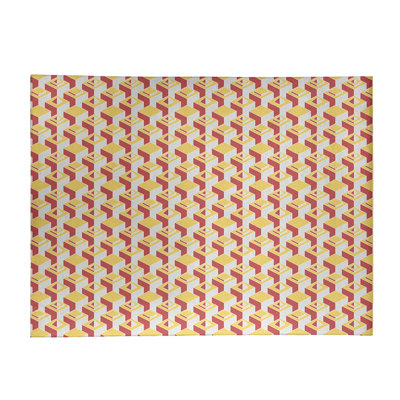 Tapis de zone jaune/rouge light skyscrapers