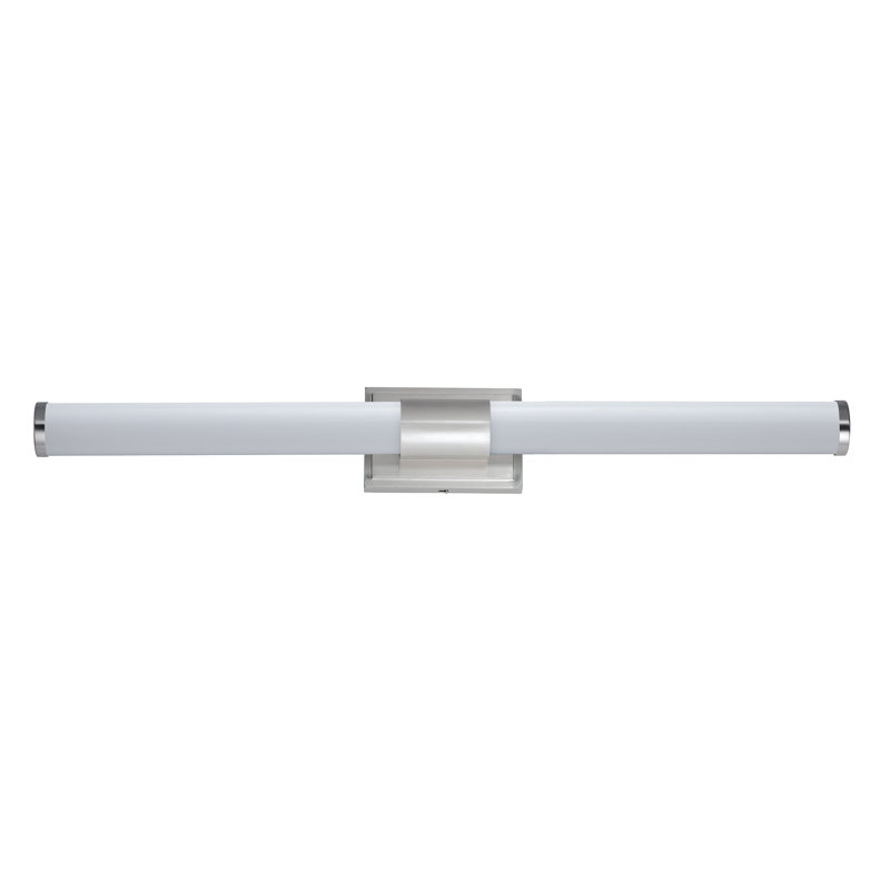Arjit 2 - Light Dimmable LED Bath Bar, Satin Nickel