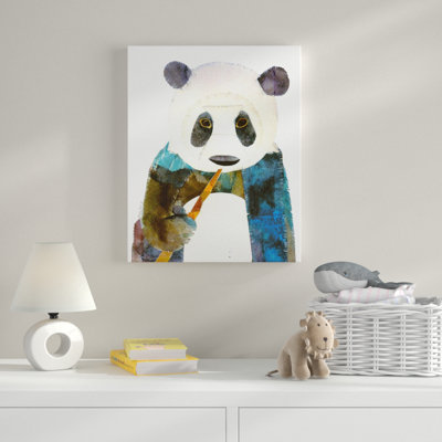 Collage découpé panda art