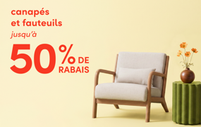 canapés et fauteuils en solde