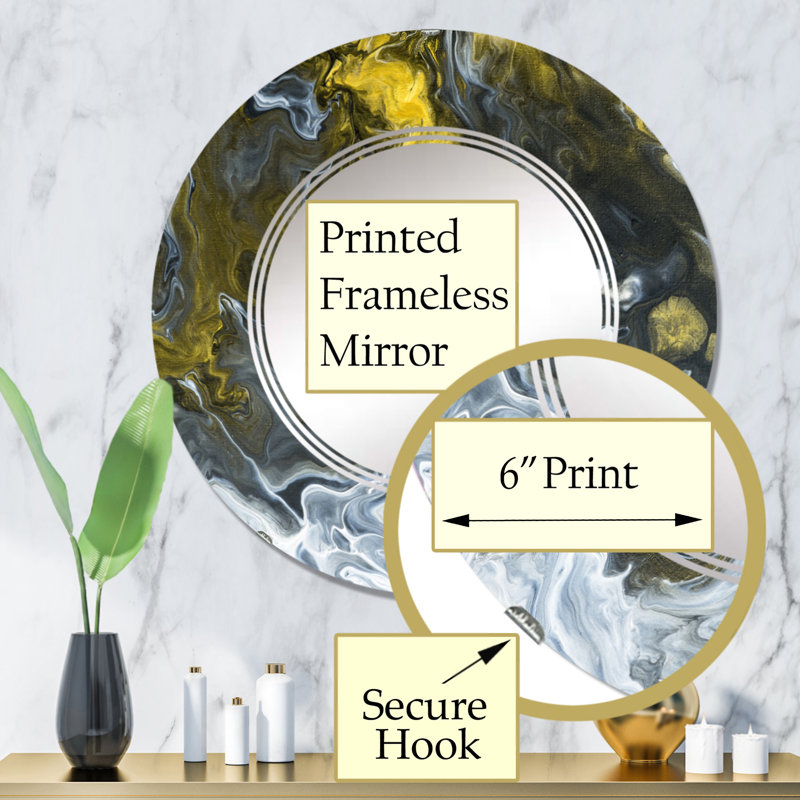 Miroir de salle de bain sans cadre, 32 po x 32 po