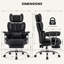 Armie Polyester Blend Executive Chair with Headrest-197113424