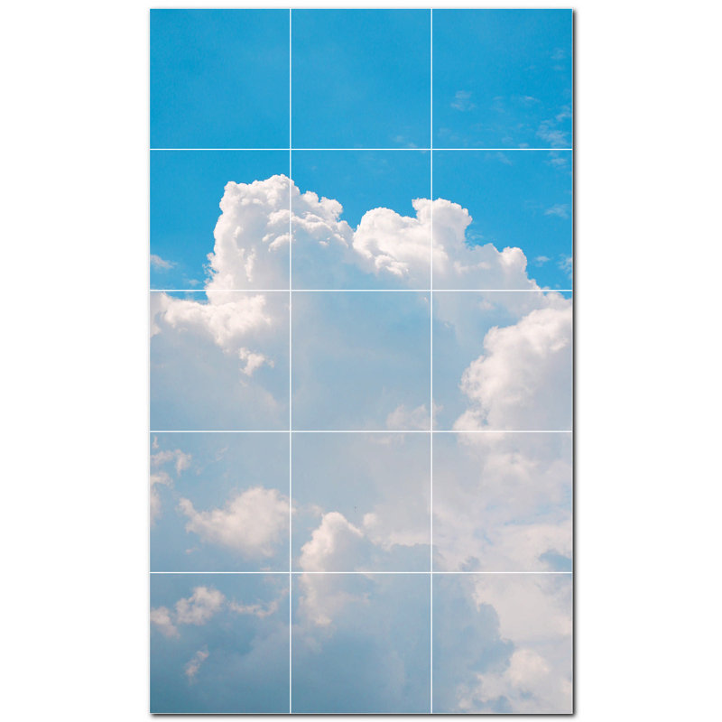Photo de nuages 4,25 x 4,25