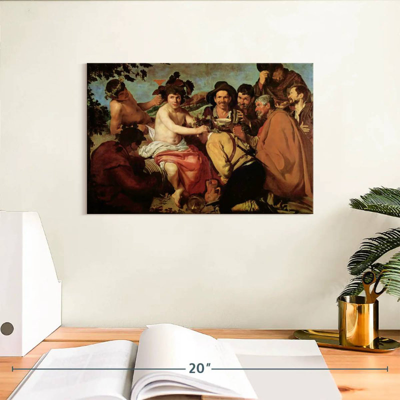 Le triomphe de Bacchus, H 8 po x l 12 po
