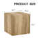 Table basse rectangulaire Ready Ready, configuration carrée minimaliste, chic