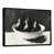 Cadre flottant noir