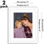Cadre photo Americanflat - ensemble de 2 - cadre avec passe-partout - plexiglas poli-101177770-102959838
