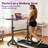 Mobile Adjustable Height Laptop Standing Desk – Portable Computer Desk With Lockable Wheels, 6 Height Settings, Triangular Leg Design, Perfect For Walking Pad-222515915