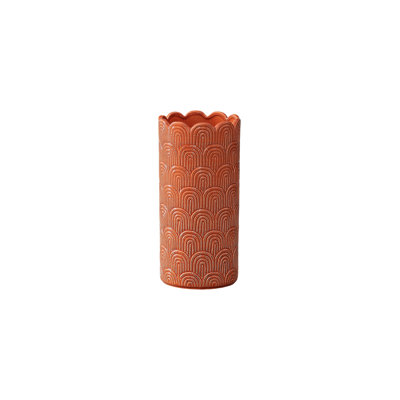 Ceramic Vase Gloss Finish Yellow..4.00"x4.00"x8.00"H