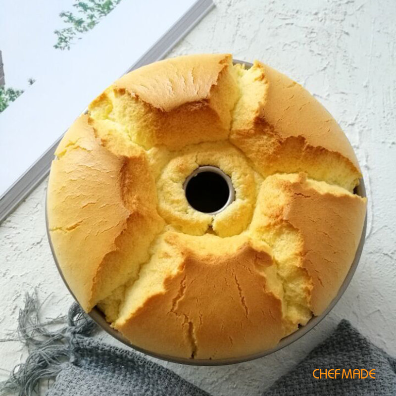 CHEFMADE Tube Cake Pan, Non-Stick Vortex-Shaped Tube Pan