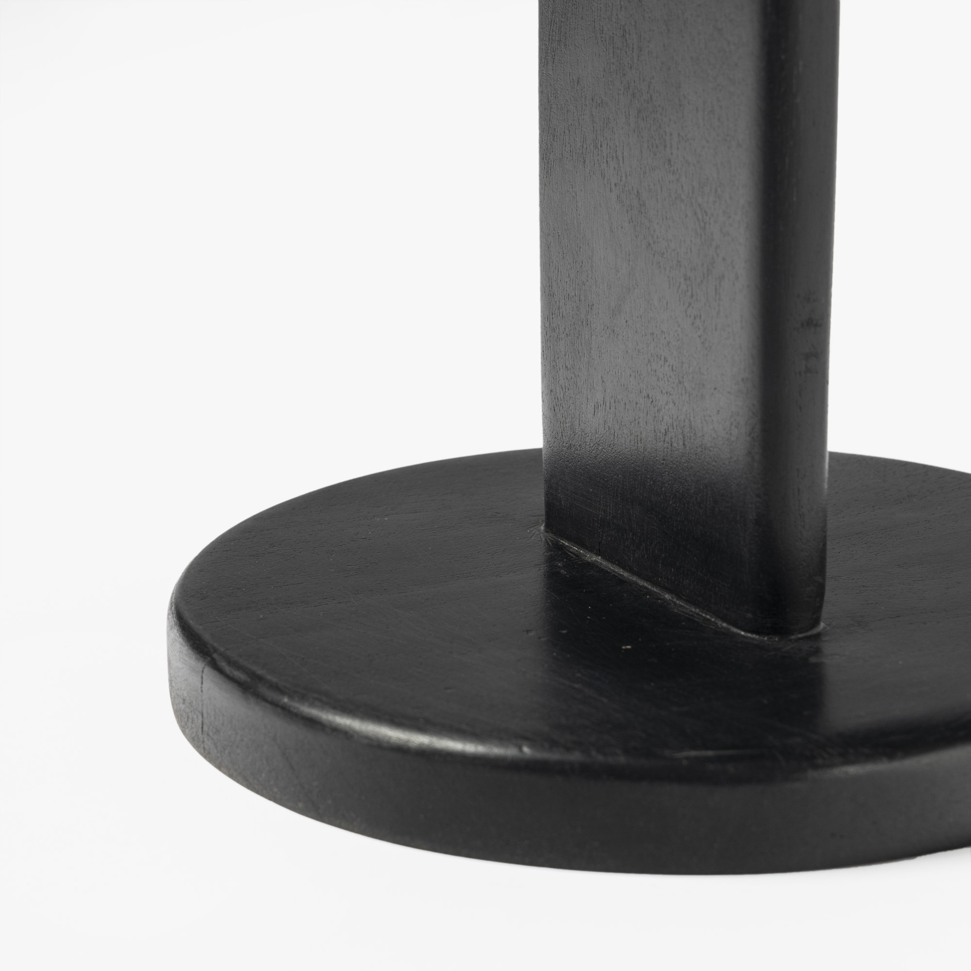 Kielle End Table, Black, Black Marble
