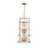 Rojas - Chandelier - 8-Light - Brass/Black