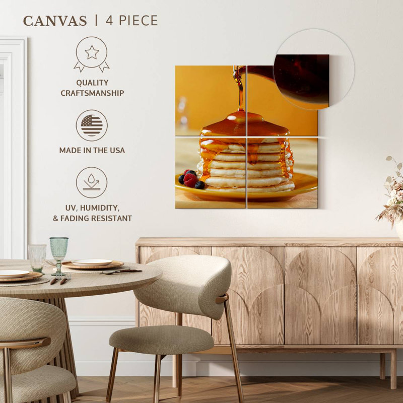 Sirop de Yarlin sur crêpes, H 18 po x l 18 po