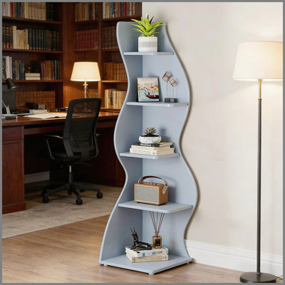 Convenient Shelf,Utilitarian Corner Shelf,Wall Corner Bookshelf