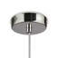 Yareli 1 - Light Polished Chrome Teardrop Pendant