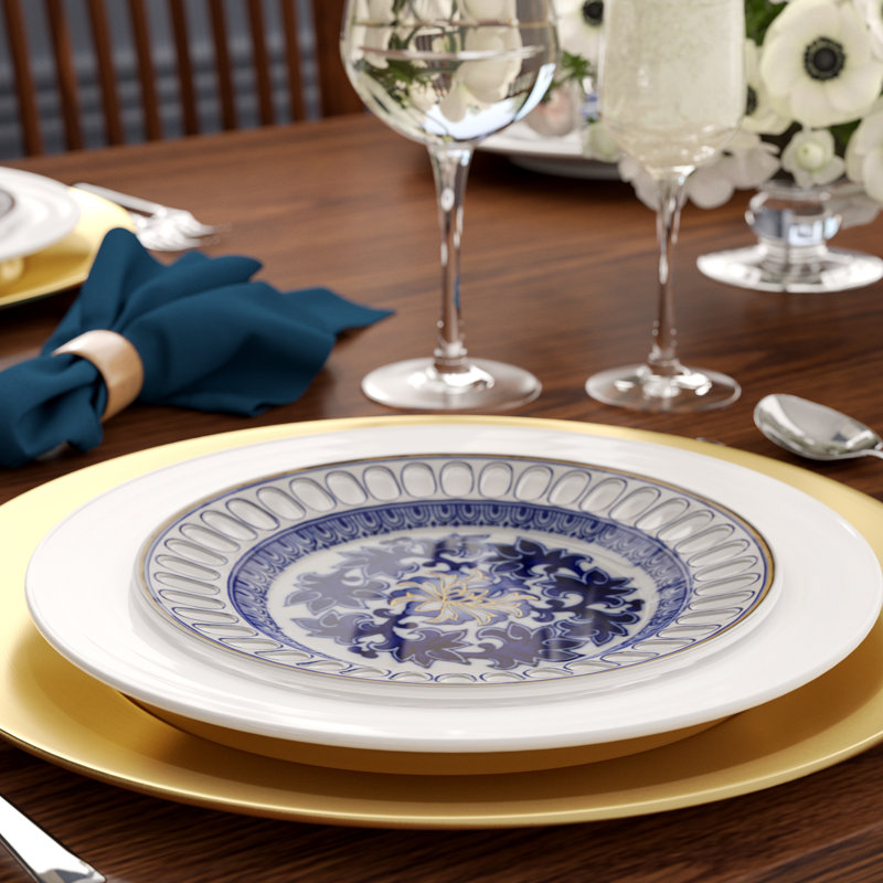 Assiette décorative en porcelaine Tynes