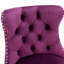 Velours pivotant, siège réglable de 25 à 33 pouces, base, mauve, dossier, de 2 po
