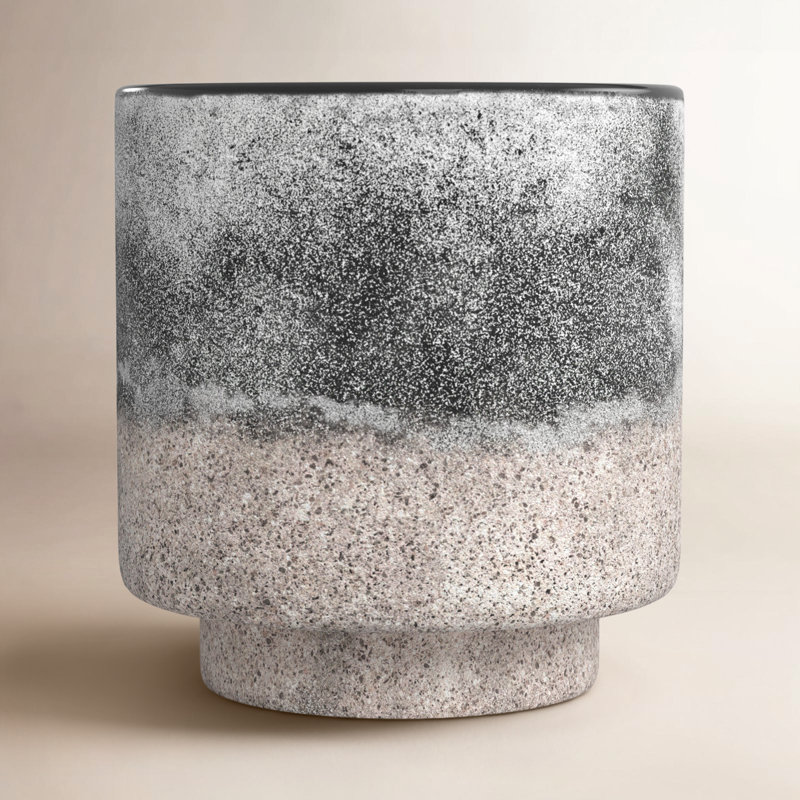Mishal Ceramic / Porcelain Table Vase, 6.4" H x 6" W x 6" D