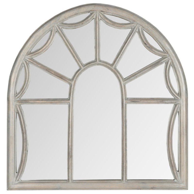 Whitford Flat Wall Mirror, Grey