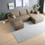 Canapé modulaire en velours côtelé 95 pouces