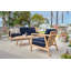 Aalto Teak Sofa With Cushion In Melon-1482238642